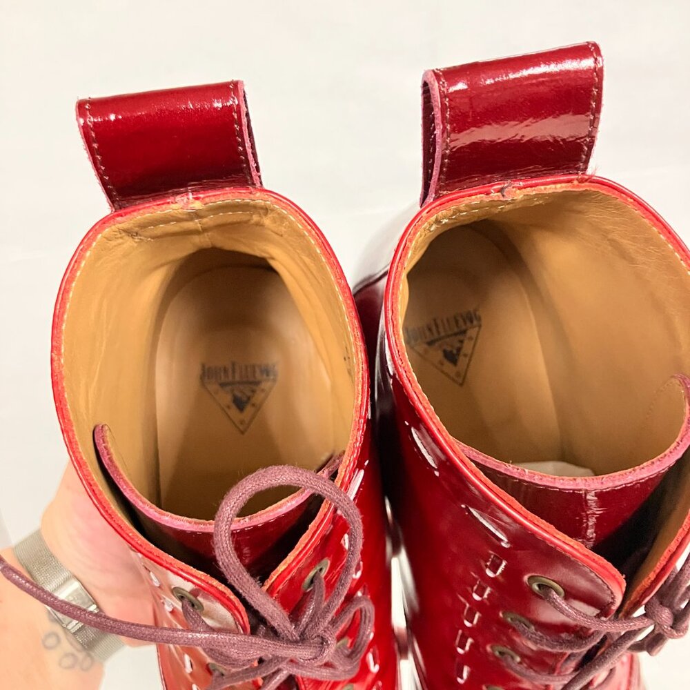 *BRAND NEW!* Fluevog 2008 Operetta BARTOLI Booties, Wine, Size 9! Super cute!!! - Picture 9 of 15
